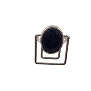 Vintage MCM Mod Resin Ring Size 10 (A3828)